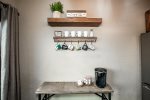Take full advantage of this full service coffee bar